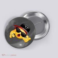 Gangster Emoji Smiley Button thumb 0