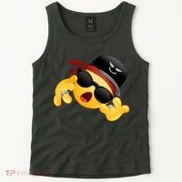 Gangster Emoji Smiley Tank Top thumb 2