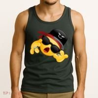 Gangster Emoji Smiley Tank Top thumb 3