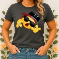 Gangster Emoji Smiley Women's T-Shirt thumb 2