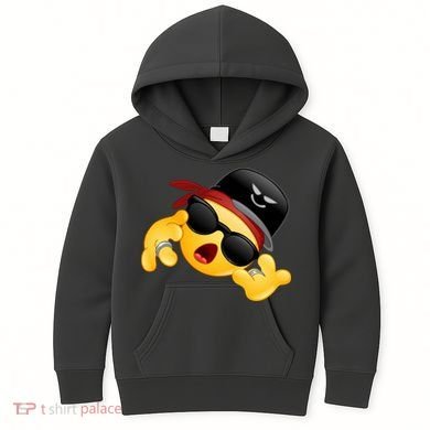 Gangster Emoji Smiley Kids Hoodie