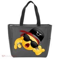 Gangster Emoji Smiley Tote Bag thumb 0