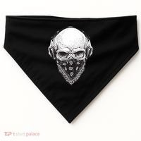 Gangster Skull USA-Made Doggie Bandana thumb 0