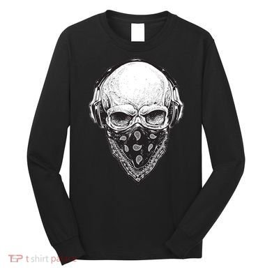 Gangster Skull Long Sleeve Shirt