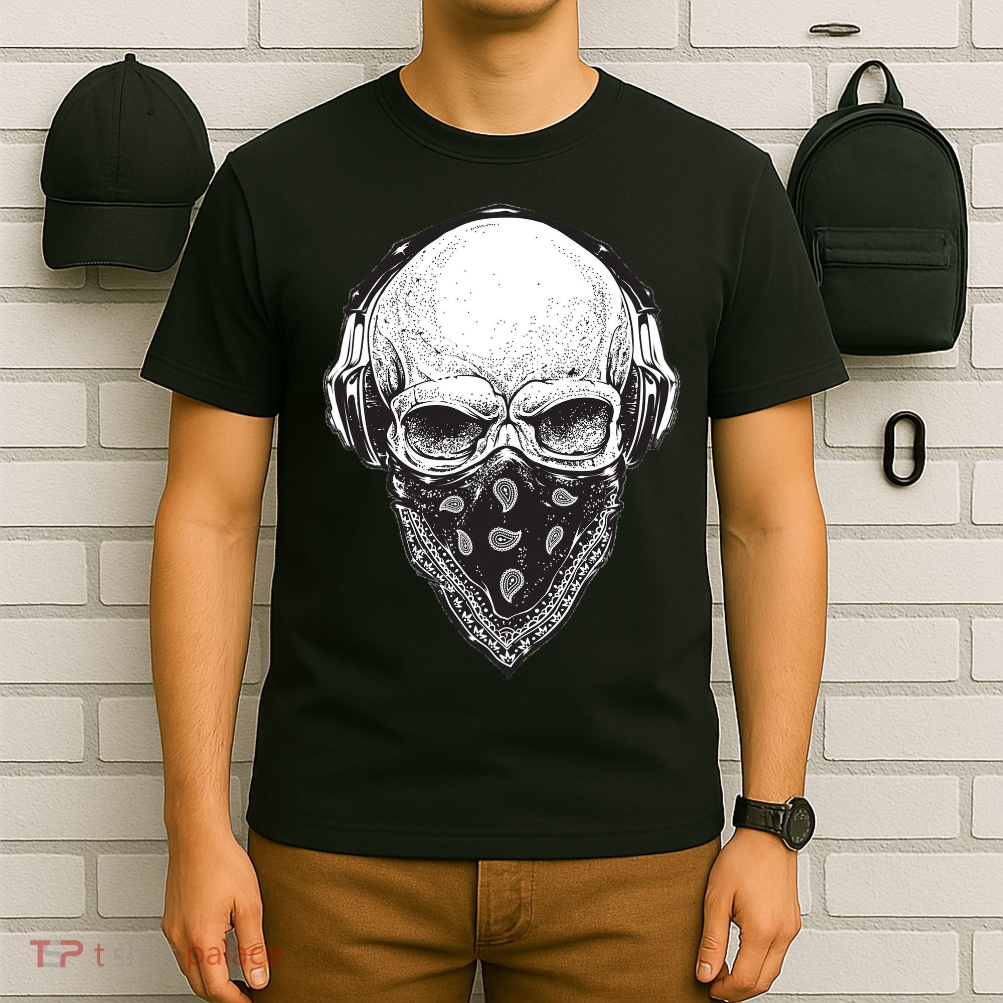 Gangster Skull T-Shirt