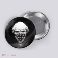 Gangster Skull Button thumb 0