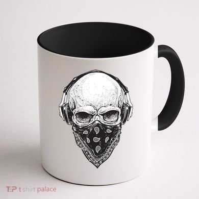 Gangster Skull Coffee Mug back