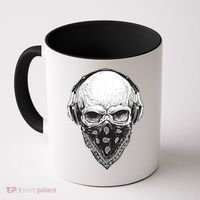 Gangster Skull Coffee Mug thumb 0