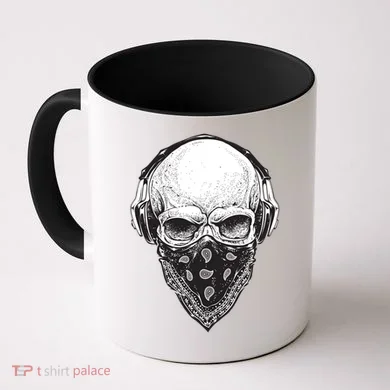 Gangster Skull Coffee Mug