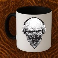 Gangster Skull Coffee Mug thumb 2