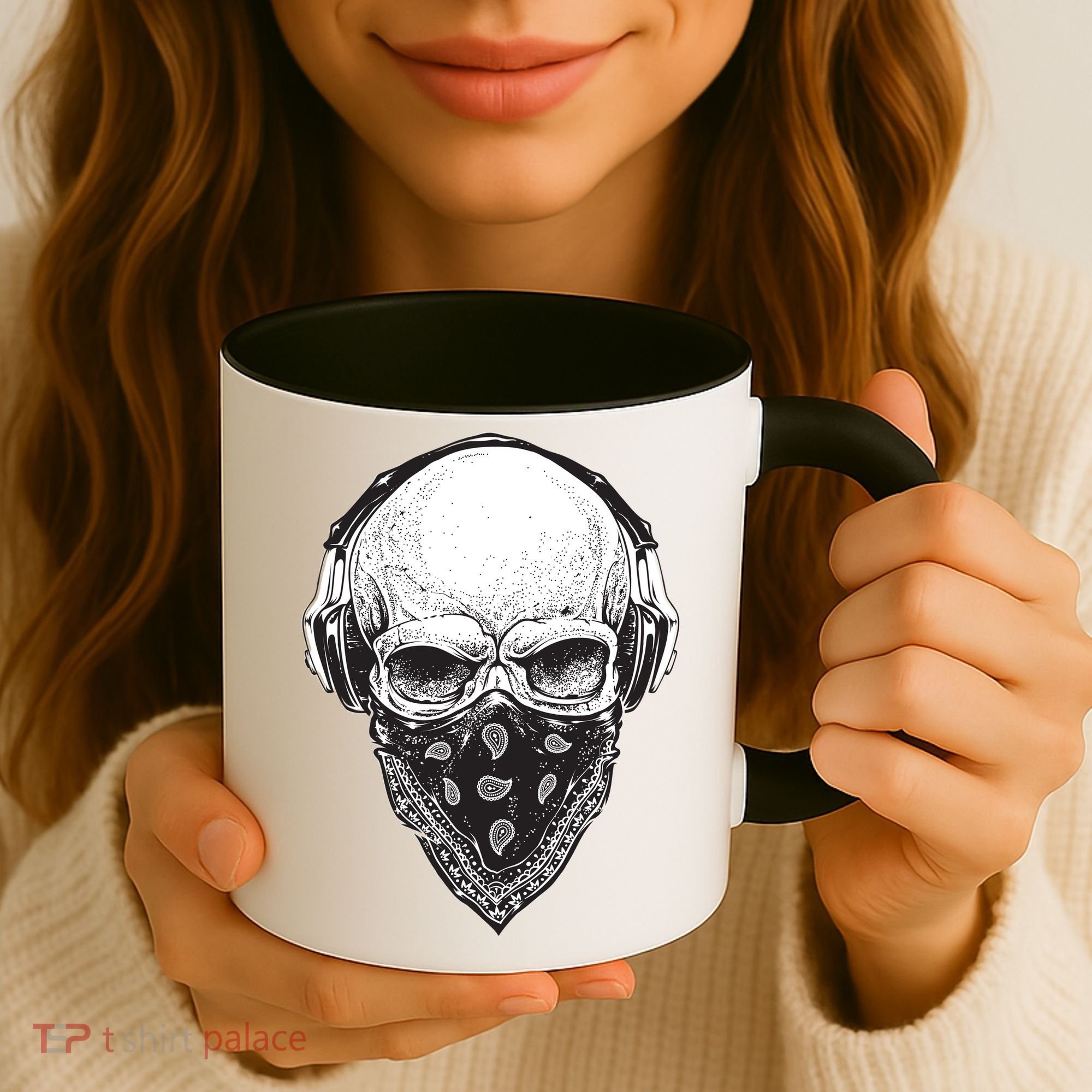Gangster Skull Coffee Mug