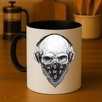 Gangster Skull Coffee Mug thumb 4