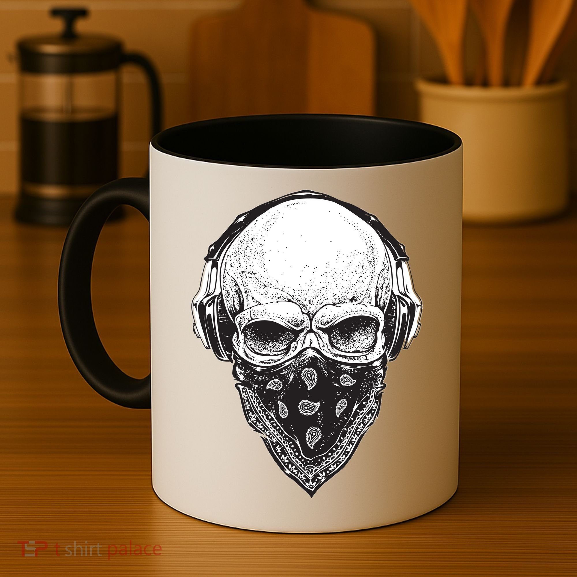 Gangster Skull Coffee Mug