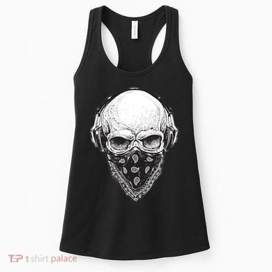 Gangster Skull Women's Tank Top