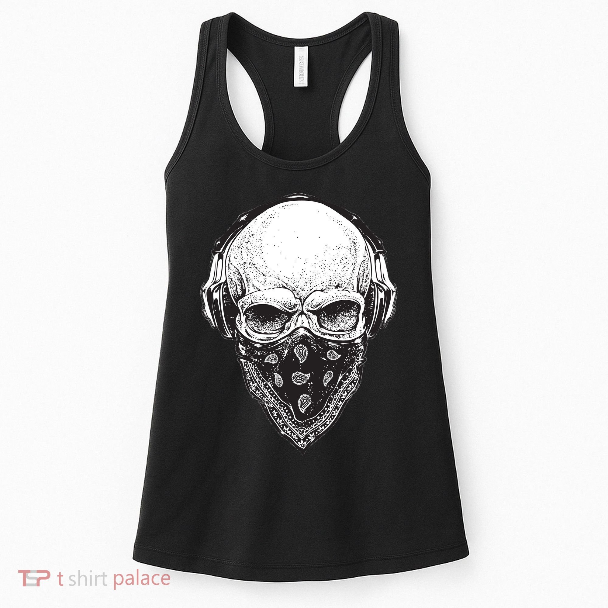 Gangster Skull Women's Tank Top