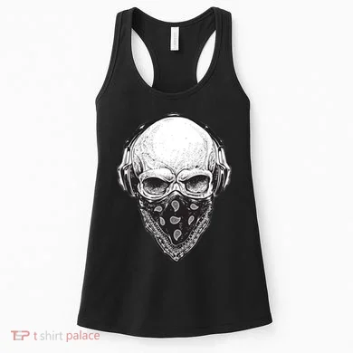 Gangster Skull Women's Tank Top