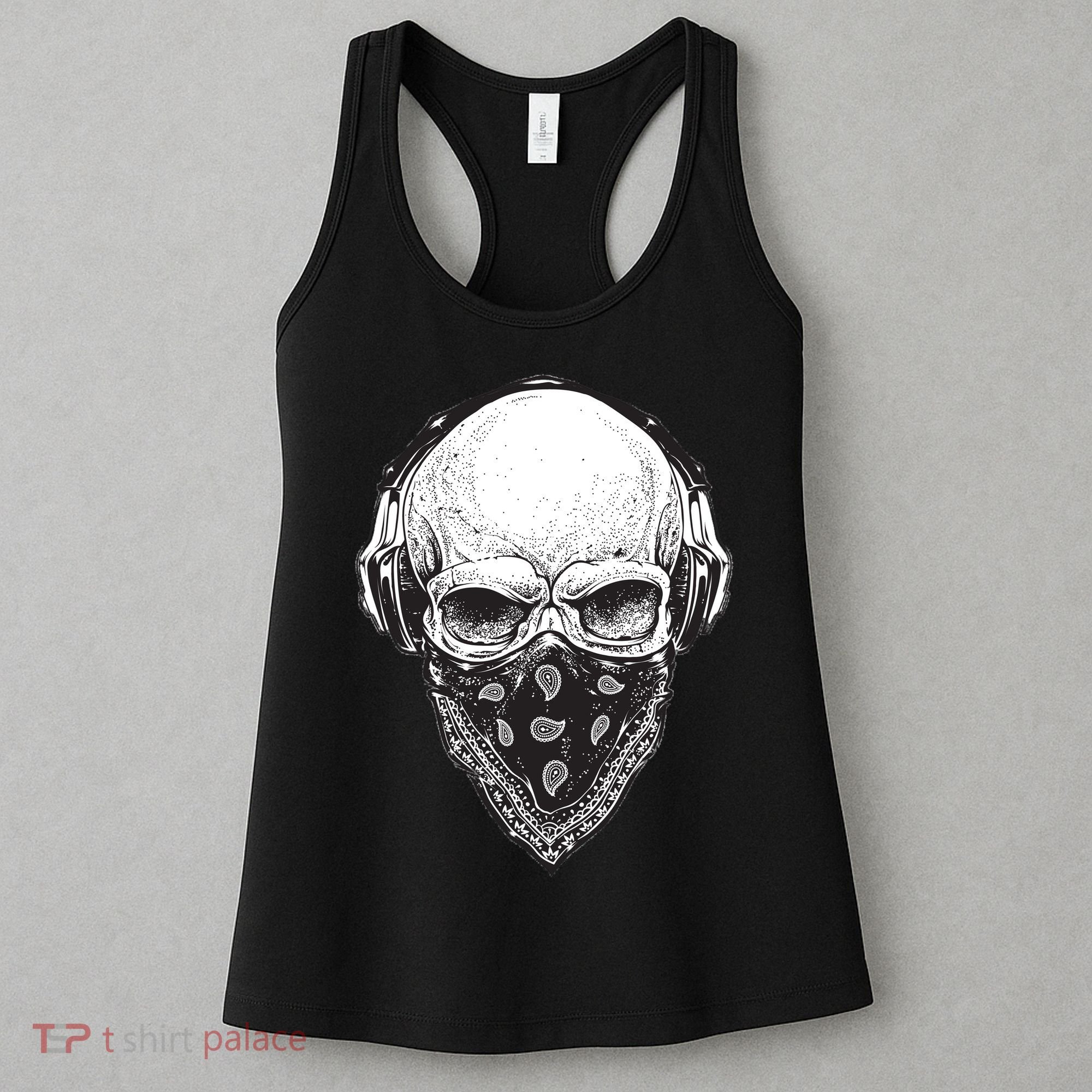 Gangster Skull Women's Tank Top