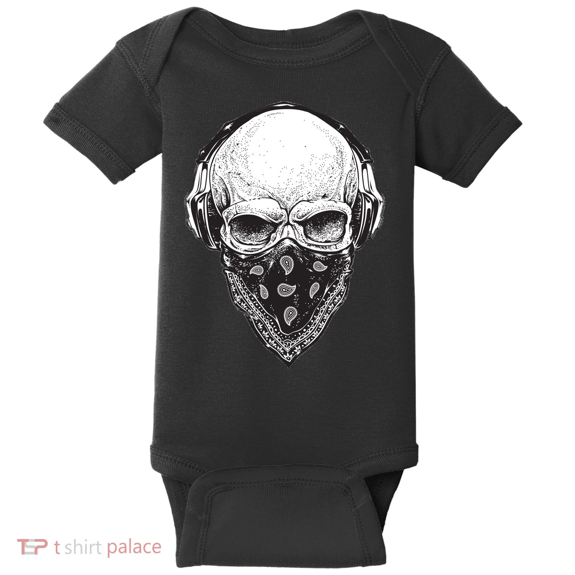 Gangster Skull Baby Bodysuit