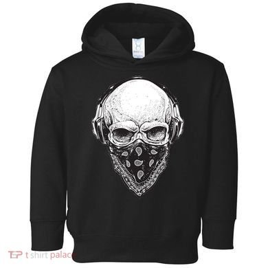 Gangster Skull Toddler Hoodie