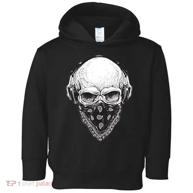 Gangster Skull Toddler Hoodie