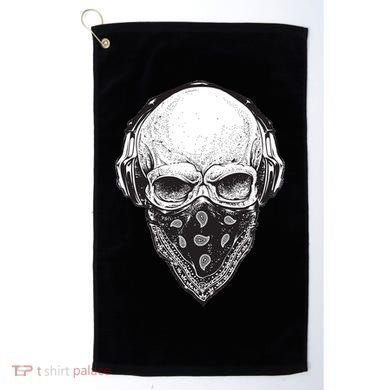 Gangster Skull Golf Towel
