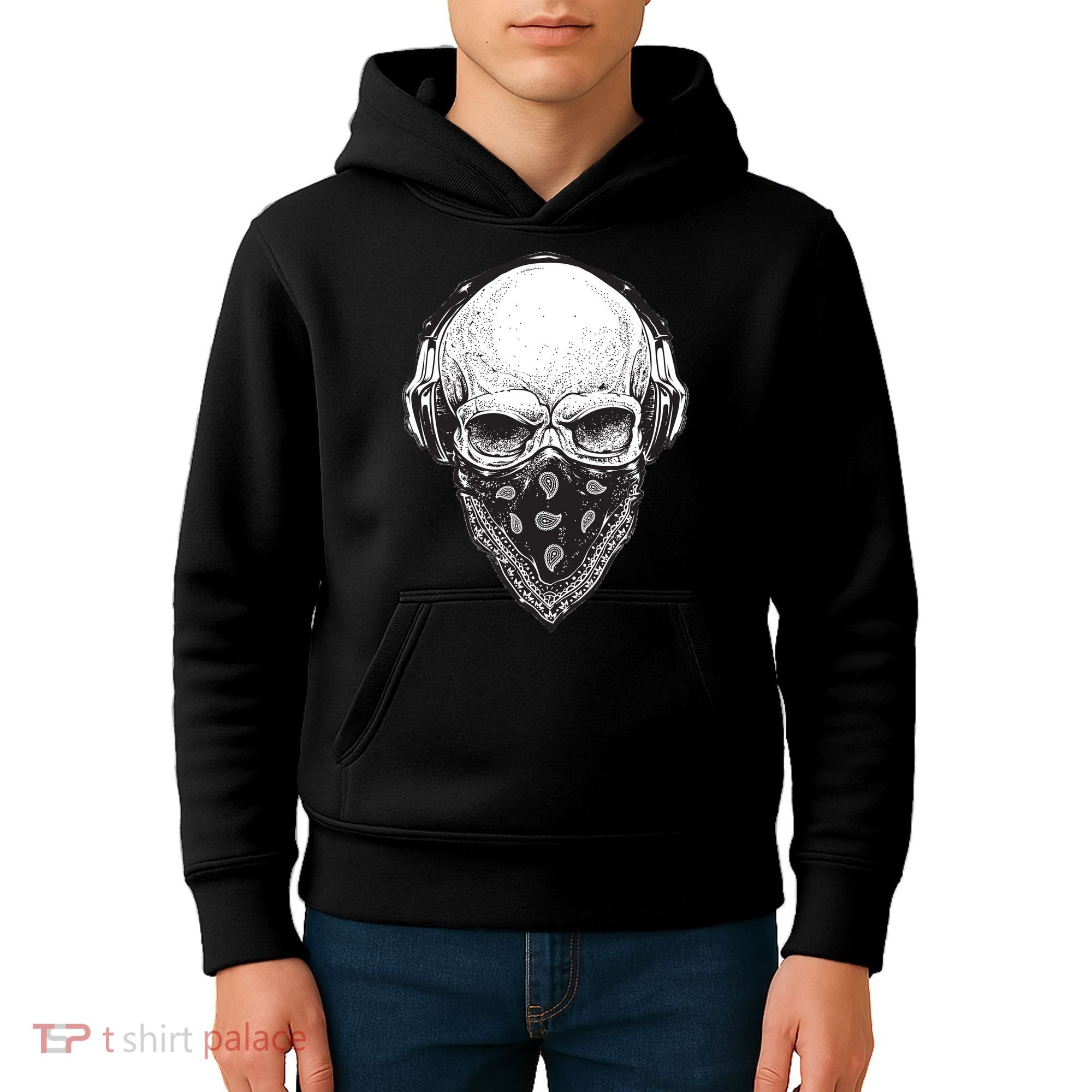 Gangster Skull Kids Hoodie