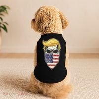 Gangster Trump USA Bandanna Skull Doggie Tank thumb 2