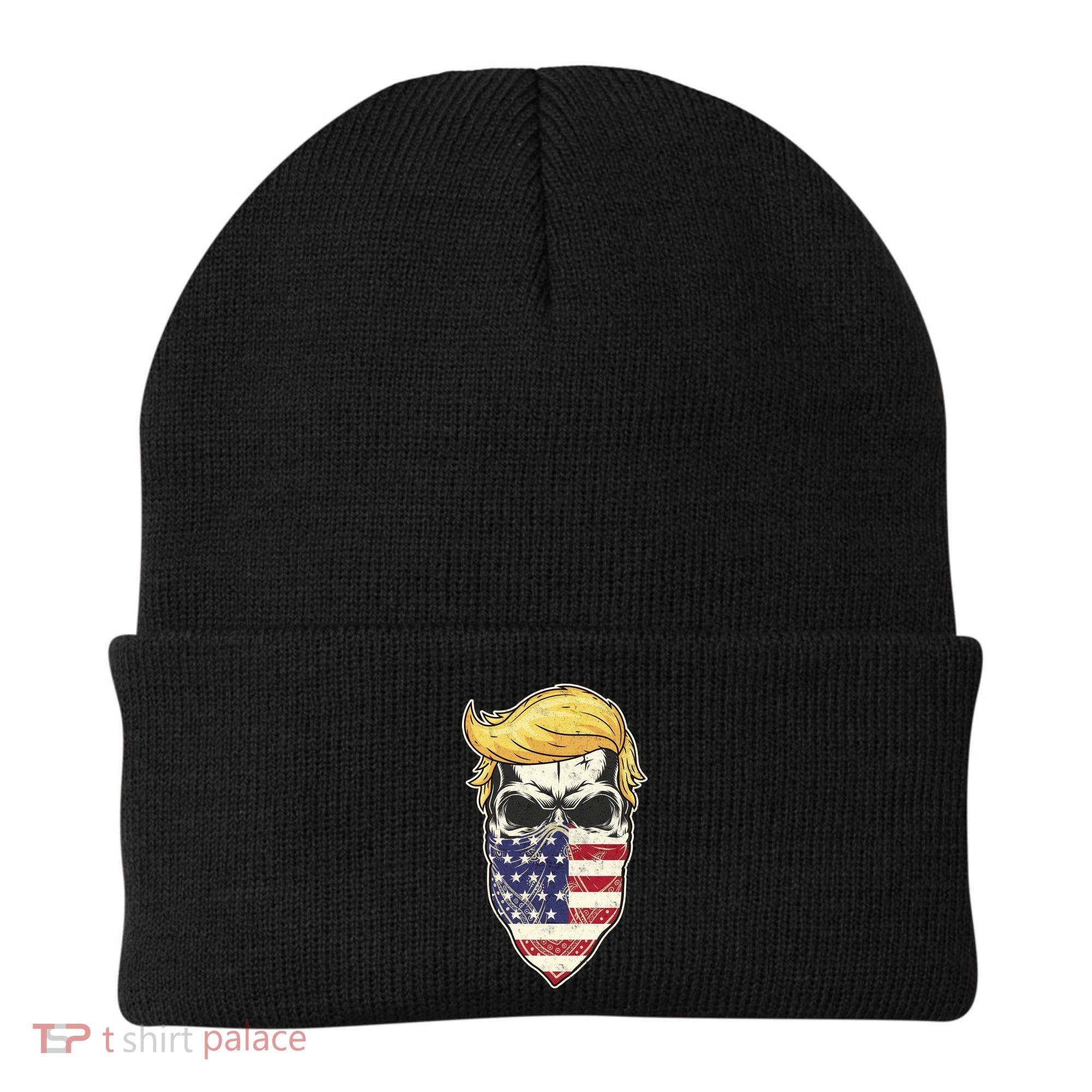 Gangster Trump USA Bandanna Skull Beanie