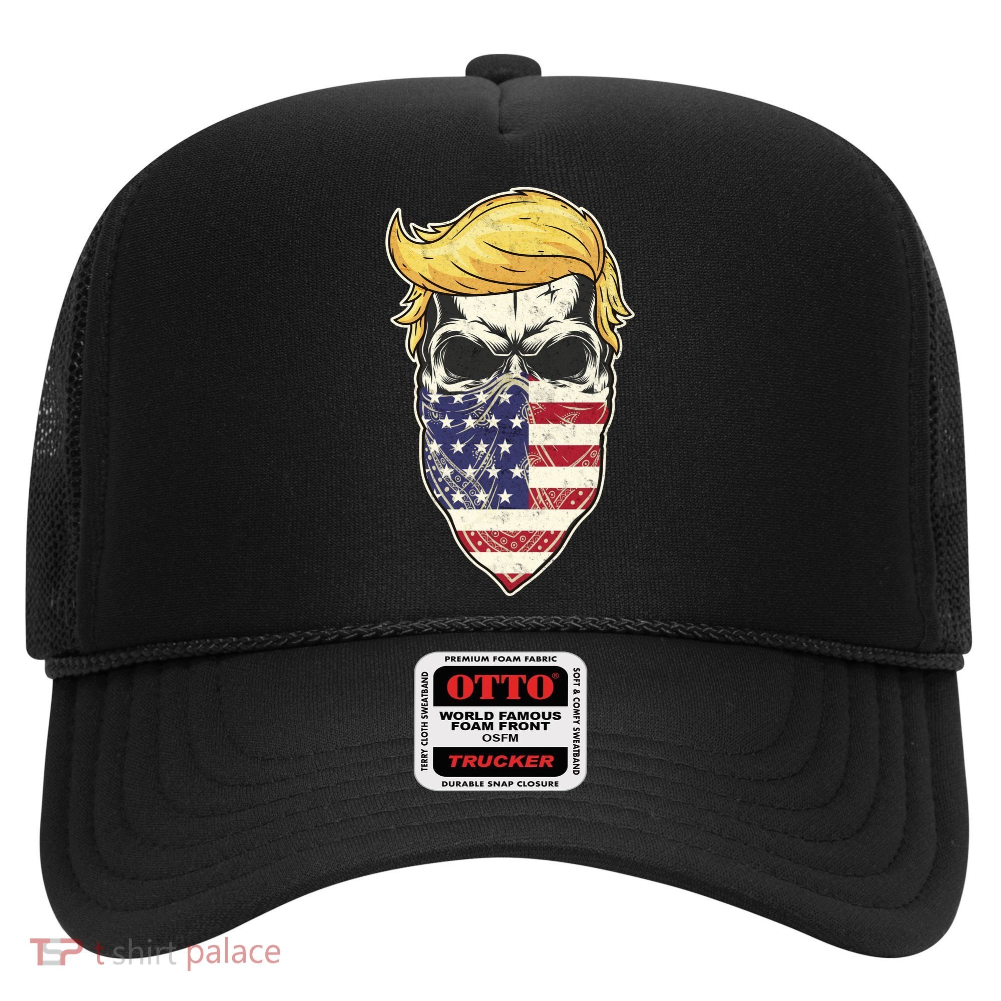 Gangster Trump USA Bandanna Skull Hat