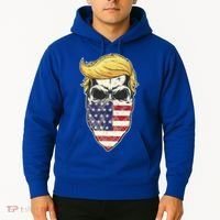 Gangster Trump USA Bandanna Skull Hoodie thumb 2