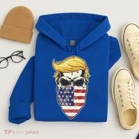 Gangster Trump USA Bandanna Skull Hoodie thumb 4