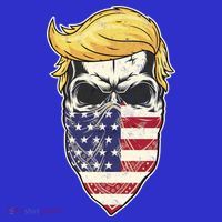 Gangster Trump USA Bandanna Skull Sweatshirt thumb 3