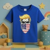 Gangster Trump USA Bandanna Skull Toddler T-Shirt thumb 3
