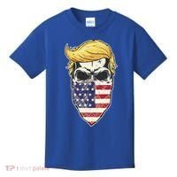 Gangster Trump USA Bandanna Skull Kids T-Shirt thumb 0