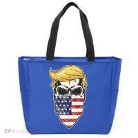 Gangster Trump USA Bandanna Skull Tote Bag thumb 0