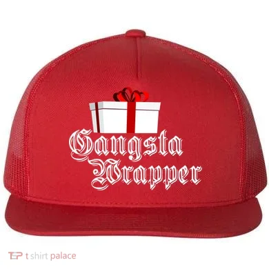 Gangster Wrapper Flat Bill Trucker Hat