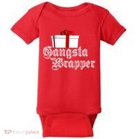 Gangster Wrapper Baby Bodysuit thumb 0