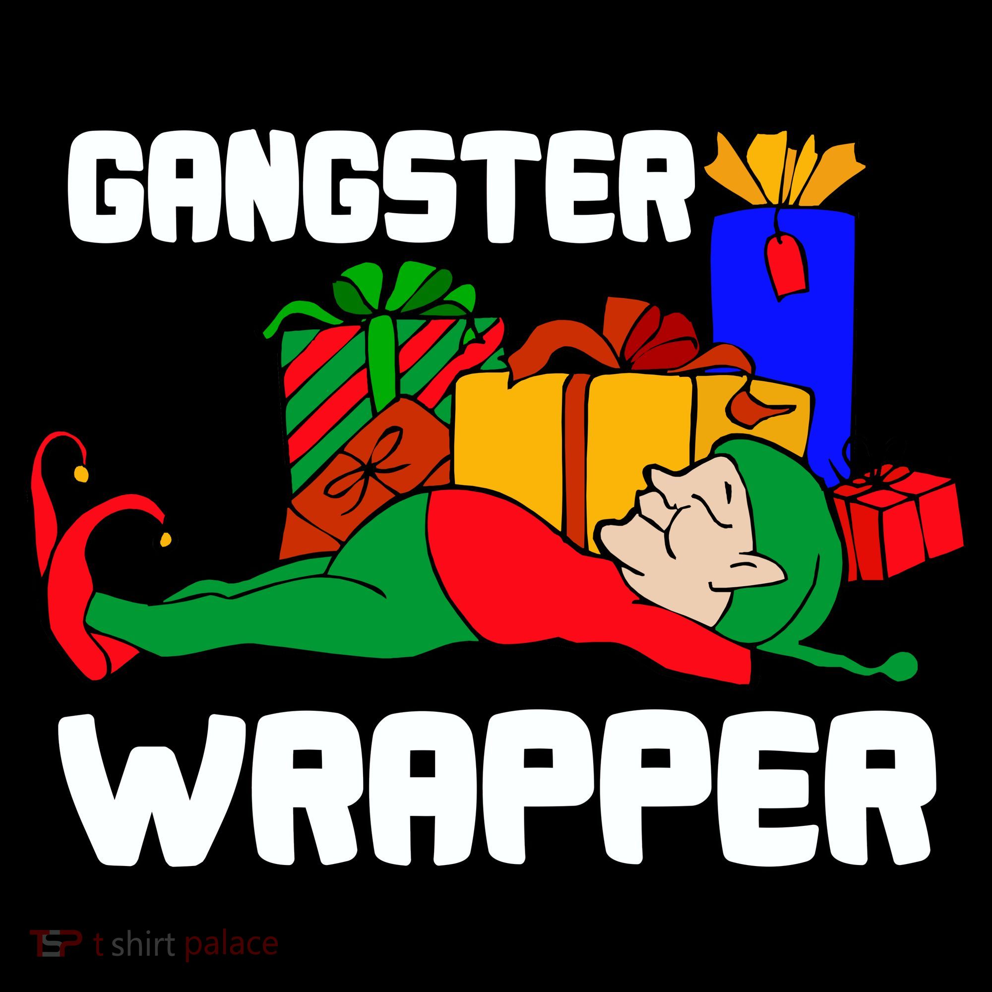 Gangster Wrapper Elf Gift Wrapping Backpack
