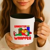 Gangster Wrapper Elf Gift Wrapping Coffee Mug thumb 3
