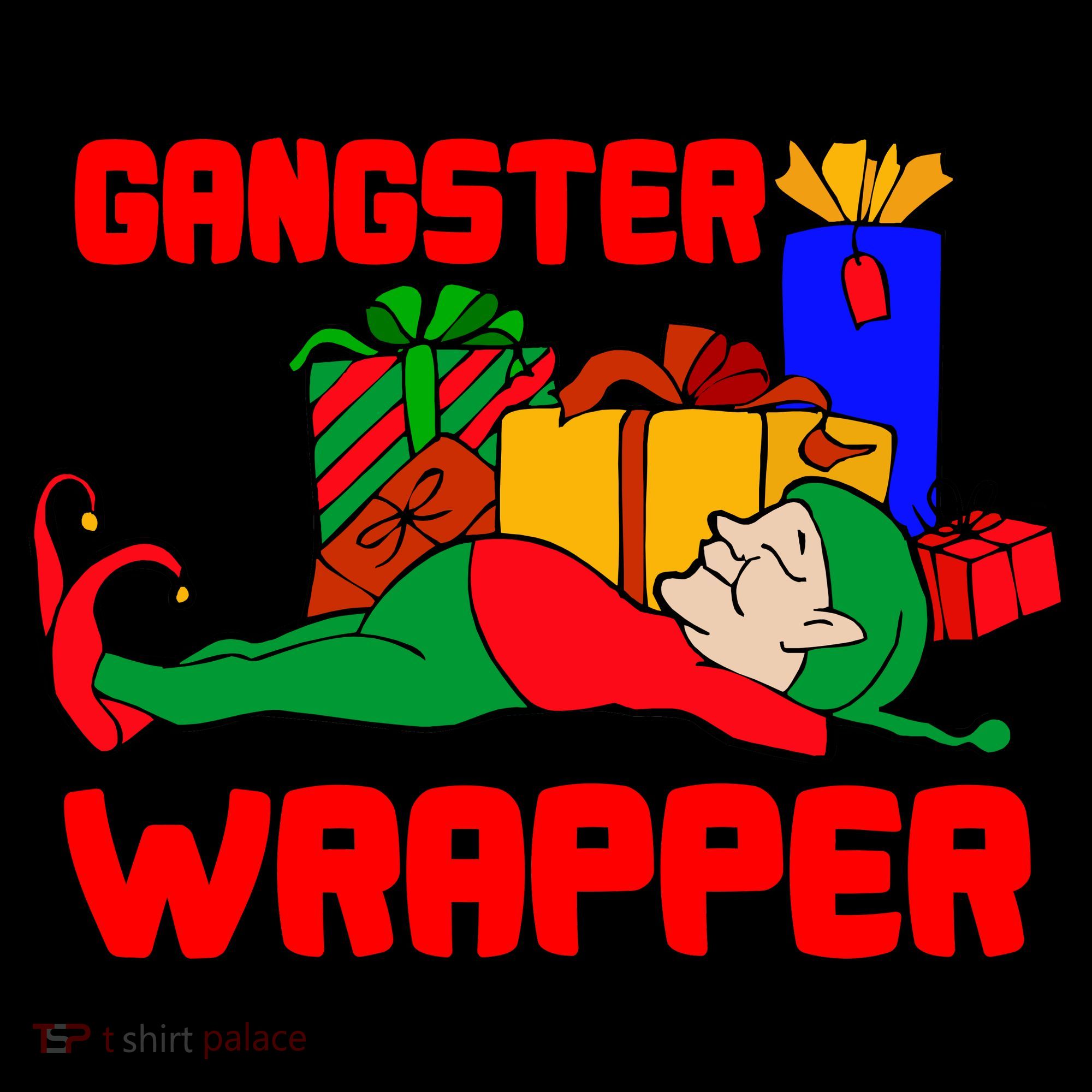 Gangster Wrapper Elf Gift Wrapping Coffee Mug