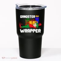 Gangster Wrapper Elf Gift Wrapping Tumbler thumb 0