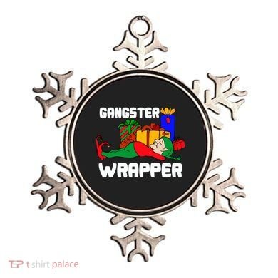 Gangster Wrapper Elf Gift Wrapping Ornament