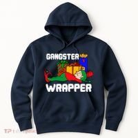 Gangster Wrapper Elf Gift Wrapping Hoodie thumb 0