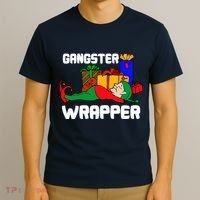 Gangster Wrapper Elf Gift Wrapping T-Shirt thumb 3