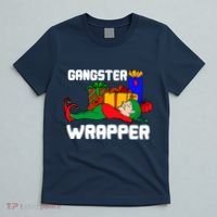 Gangster Wrapper Elf Gift Wrapping T-Shirt thumb 5