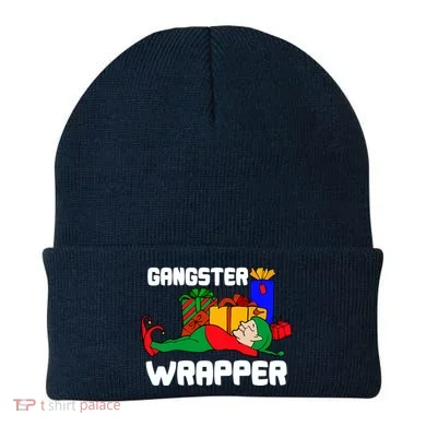 Gangster Wrapper Elf Gift Wrapping Beanie