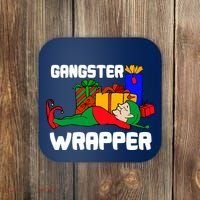 Gangster Wrapper Elf Gift Wrapping Coaster thumb 0
