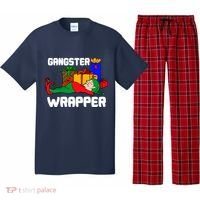 Gangster Wrapper Elf Gift Wrapping Pajama Set thumb 0