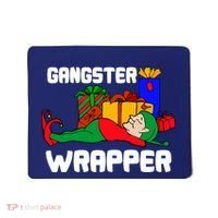 Gangster Wrapper Elf Gift Wrapping Mousepad thumb 0
