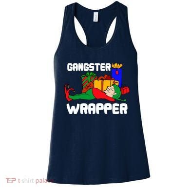 Gangster Wrapper Elf Gift Wrapping Women's Tank Top